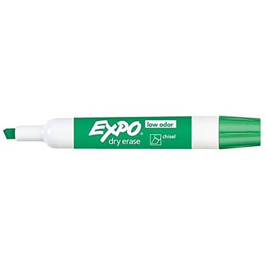 Dry Erase Marker Chisel Tip - Green